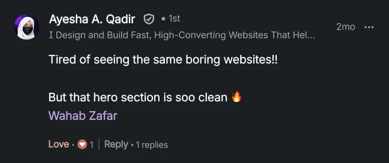 Review from maheen